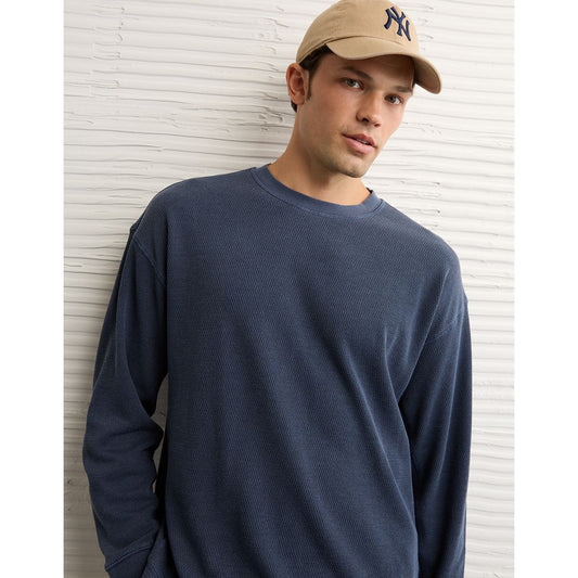 AE Boxy Washed Thermal Shirt