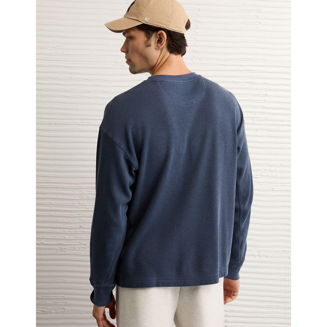 AE Boxy Washed Thermal Shirt