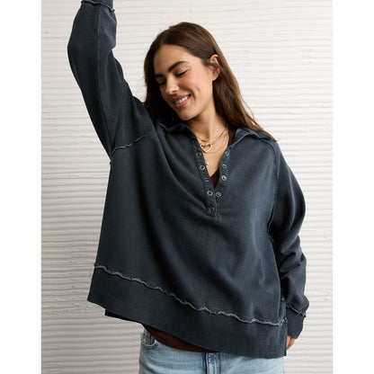 AE Big Hug Henley Sweatshirt