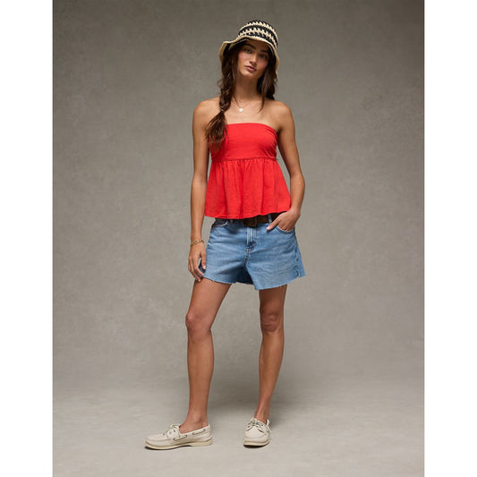 AE Sunchaser Knit Babydoll Tube Top