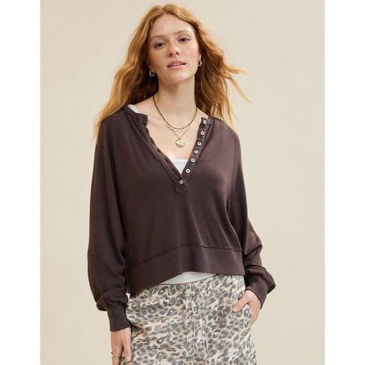 Happy Snit Henley T-Shirt