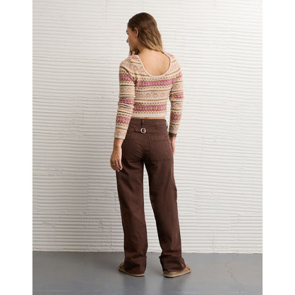 AE Whoa So Soft Cropped Scoop Neck Sweater