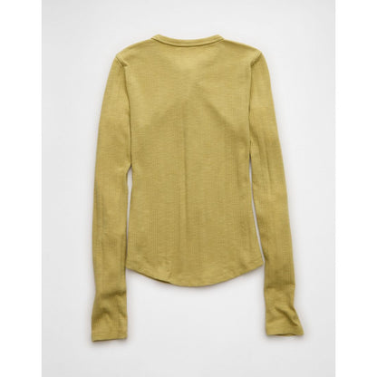 AE Long Sleeve Henley T-Shirt