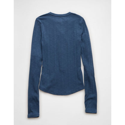 AE Long Sleeve Henley T-Shirt
