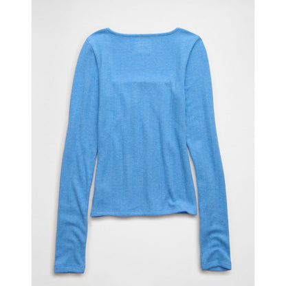 AE Long Sleeve Square Neck T-Shirt