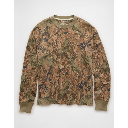 AE Boxy Washed Thermal Shirt