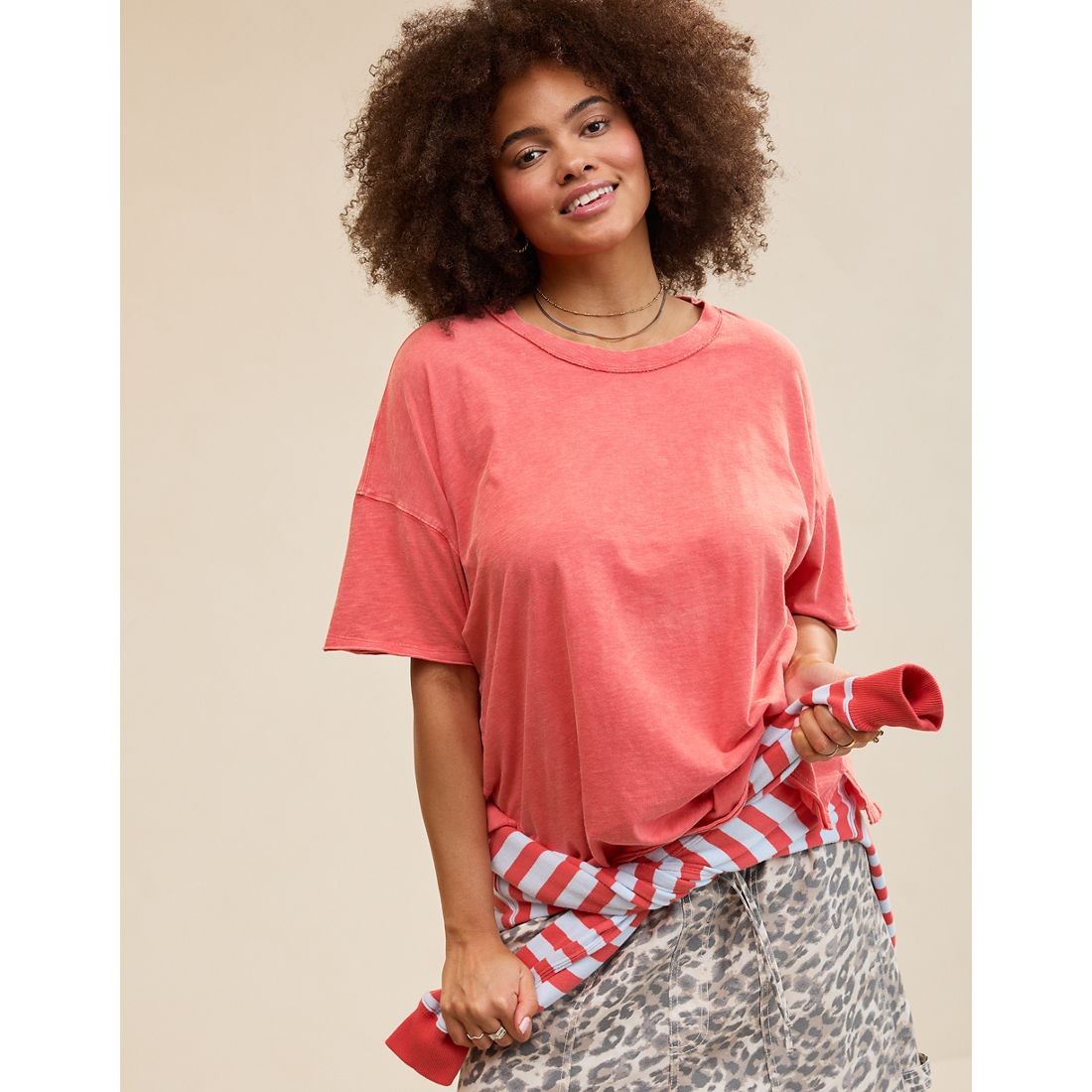 Oversized Crew Boyfriend T-Shirt