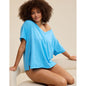 Oversized V-Neck Boyfriend T-Shirt