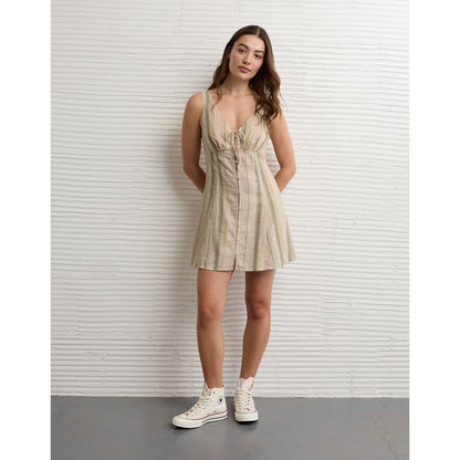 AE Button-Up Mini Dress