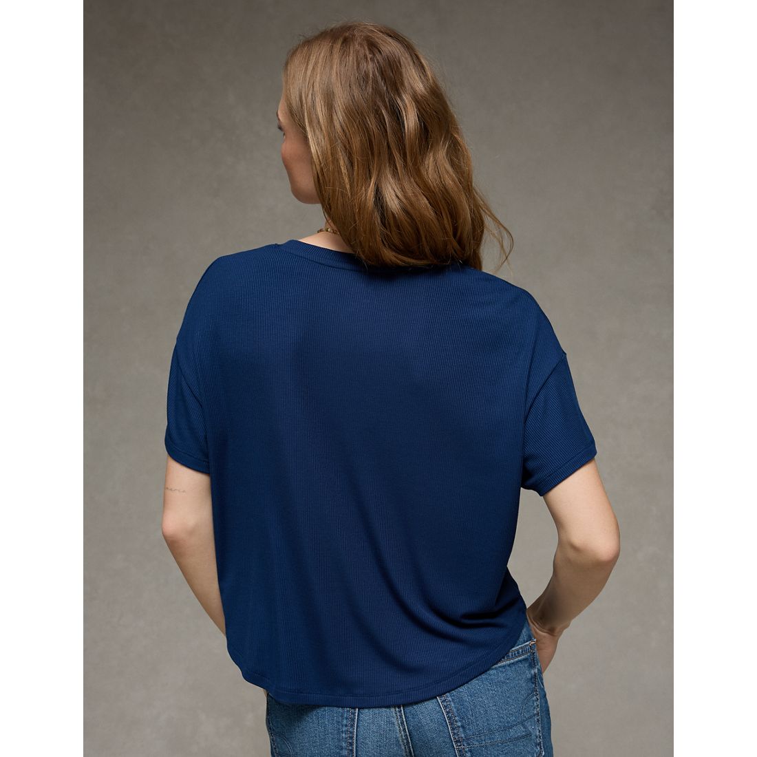 AE Soft & Sexy Ribbed V-Neck T-Shirt