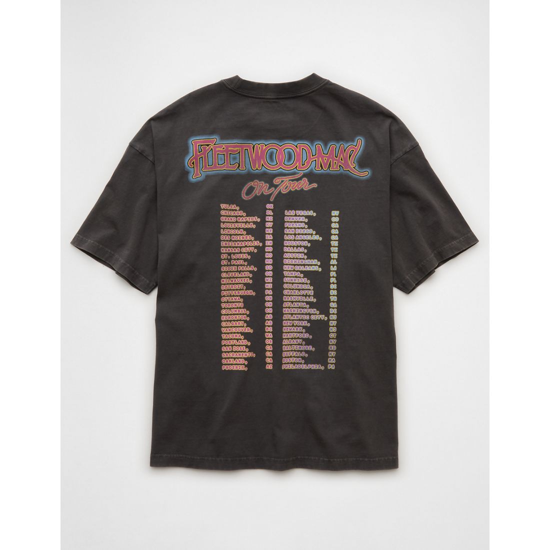 AE Boxy Fleetwood Mac Graphic T-Shirt