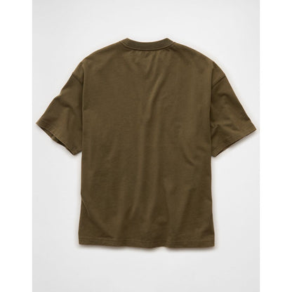 AE Boxy Fit Sueded Jersey T-Shirt