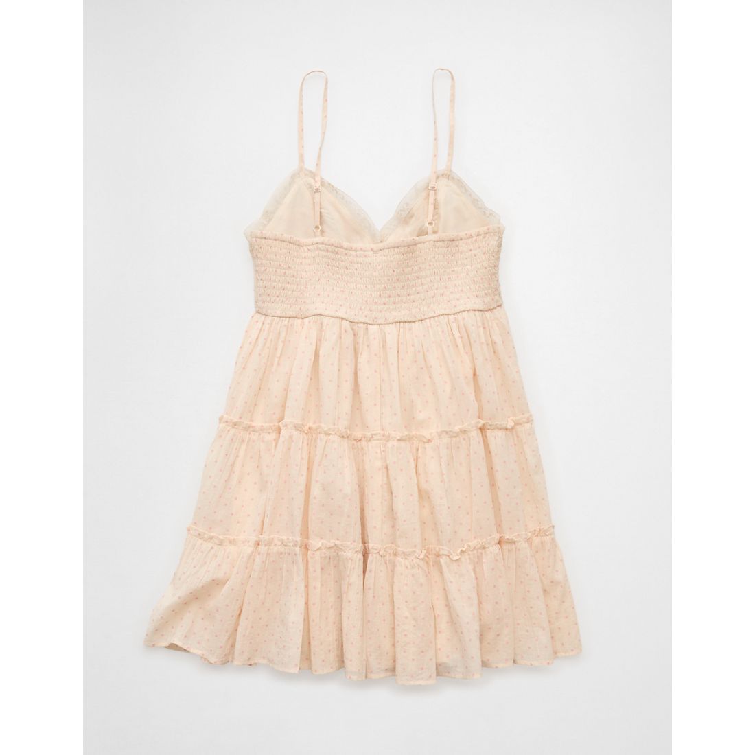 AE V-Neck Tiered Babydoll Mini Dress
