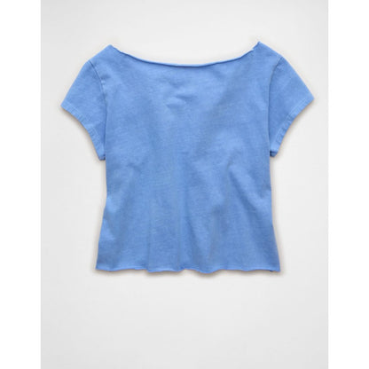 AE Off-the-Shoulder Graphic T-Shirt