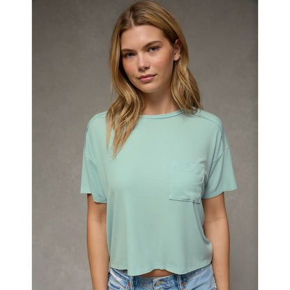 AE Soft & Sexy Ribbed Pocket T-Shirt