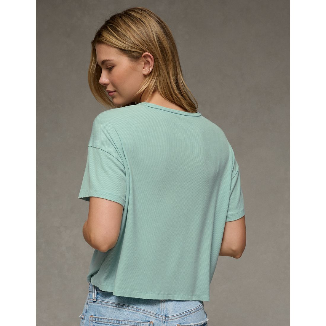 AE Soft & Sexy Ribbed Pocket T-Shirt
