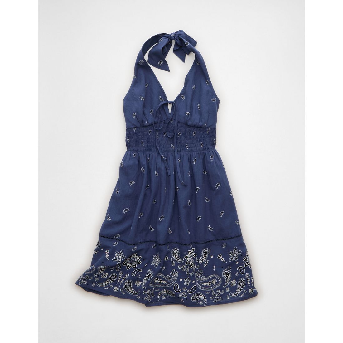 AE Halter Keyhole Mini Dress
