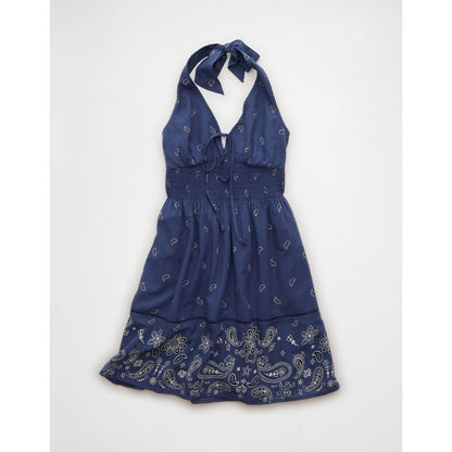 AE Halter Keyhole Mini Dress