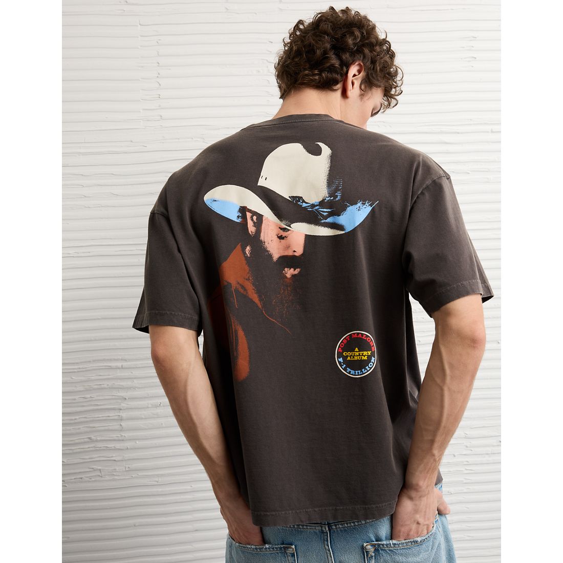AE Boxy Post Malone Graphic T-Shirt