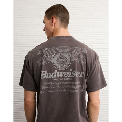 AE Boxy Fit Budweiser Graphic T-Shirt