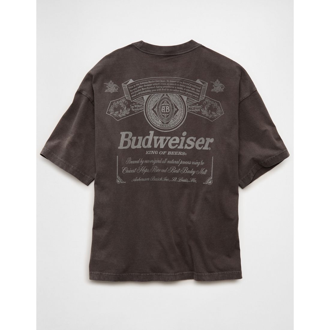 AE Boxy Fit Budweiser Graphic T-Shirt