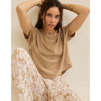Summer Breeze Cropped T-Shirt