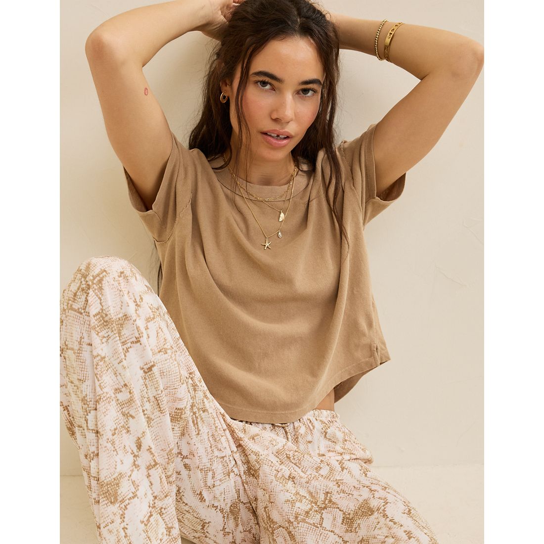 Summer Breeze Cropped T-Shirt