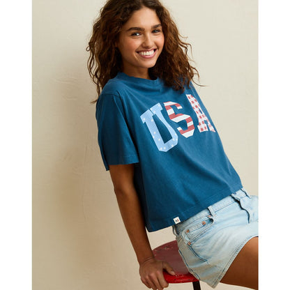 AE Boxy Americana Graphic T-Shirt