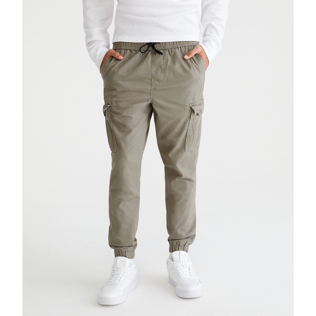 Twill Cargo Joggers