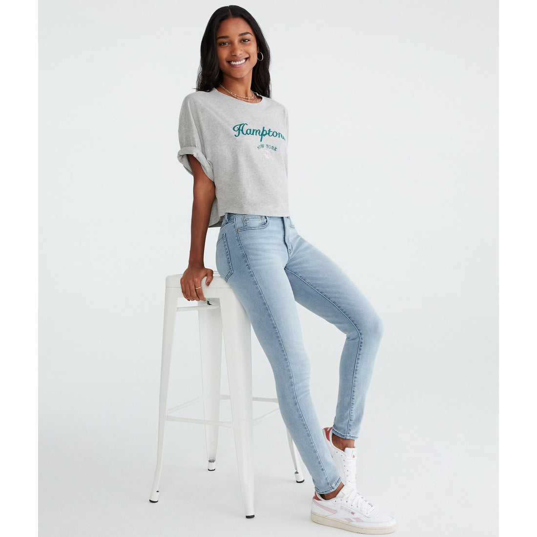 Aeropostale Womens' Premium Seriously Stretchy High-Rise Jegging