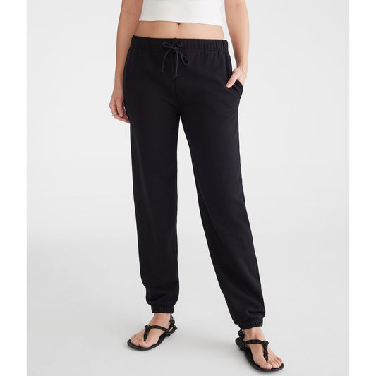 Aeropostale Womens' Slouchy High-Rise Jogger Sweatpants