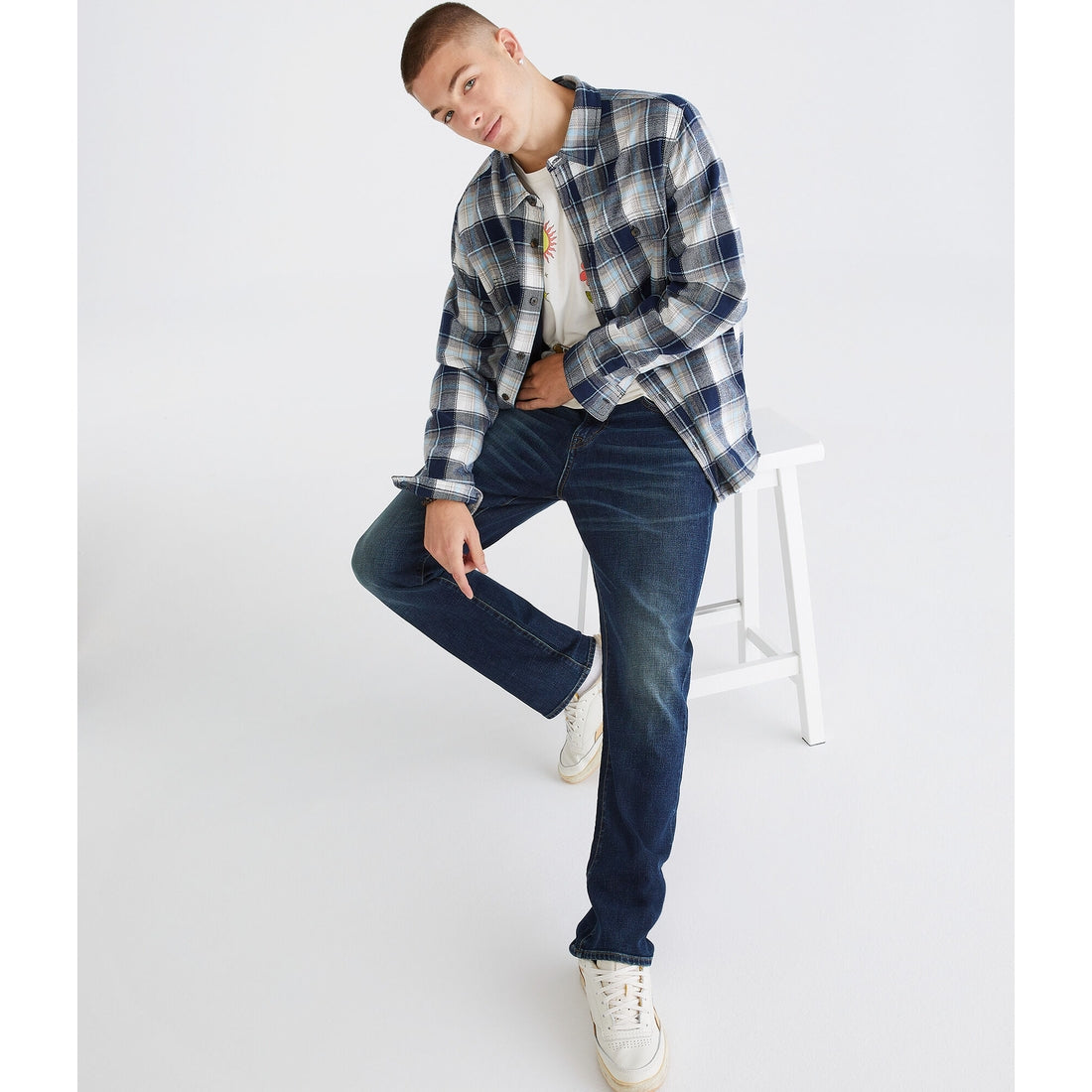 Aeropostale Mens' Athletic Straight Premium Air Jean