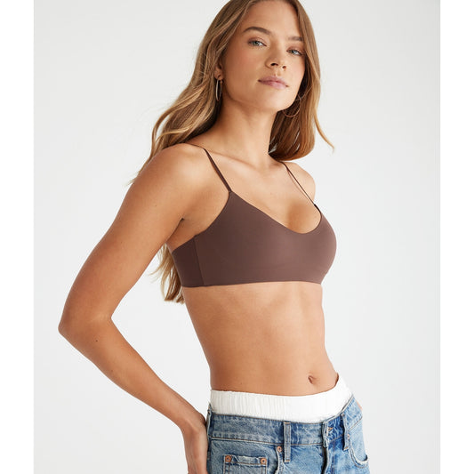 Aeropostale Womens' Seriously Soft Contour V-Neck Bra