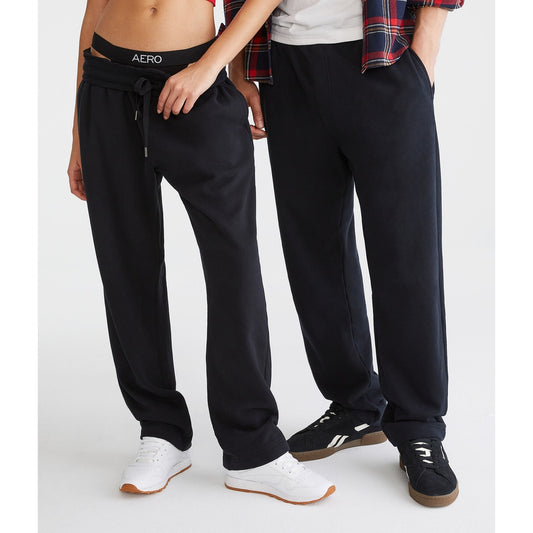 Aeropostale Mens' Essentials Straight Leg Sweatpants
