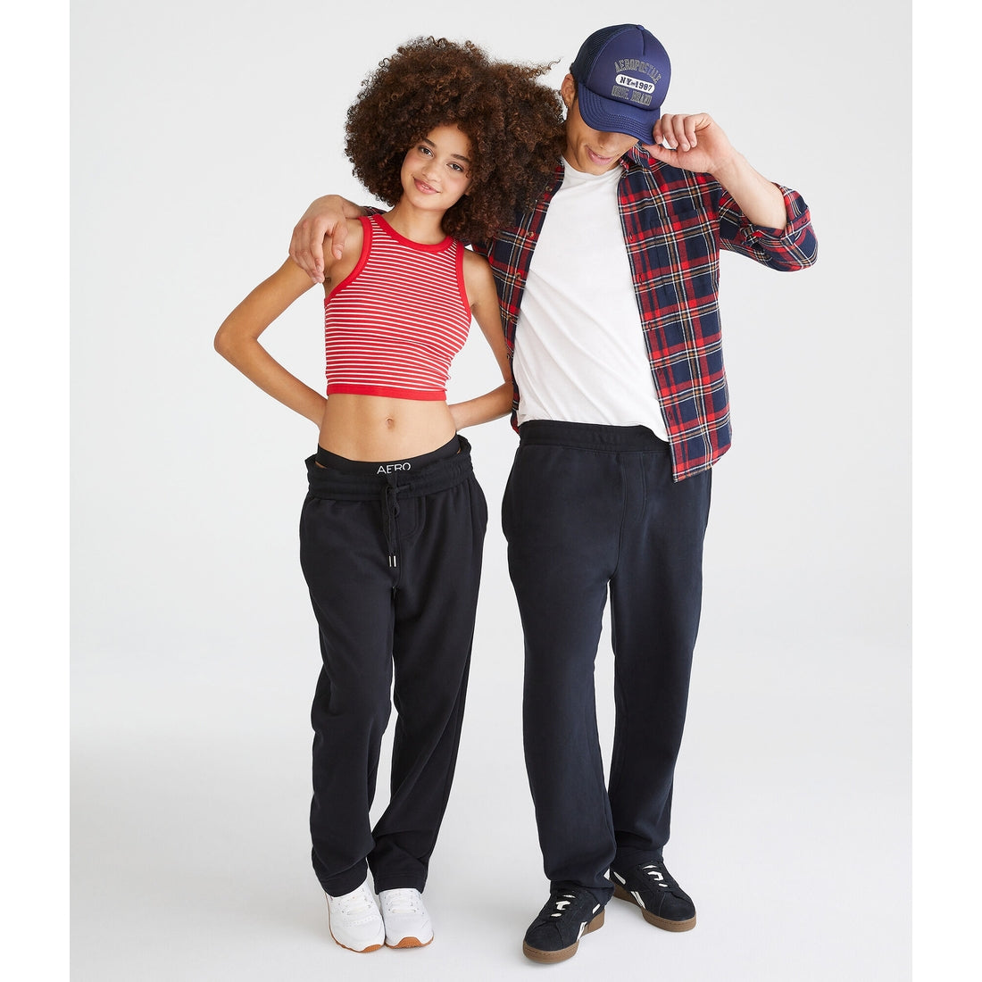 Aeropostale Mens' Essentials Straight Leg Sweatpants