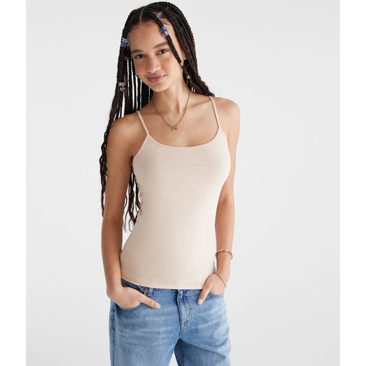Aeropostale Womens' Solid Basic Cami