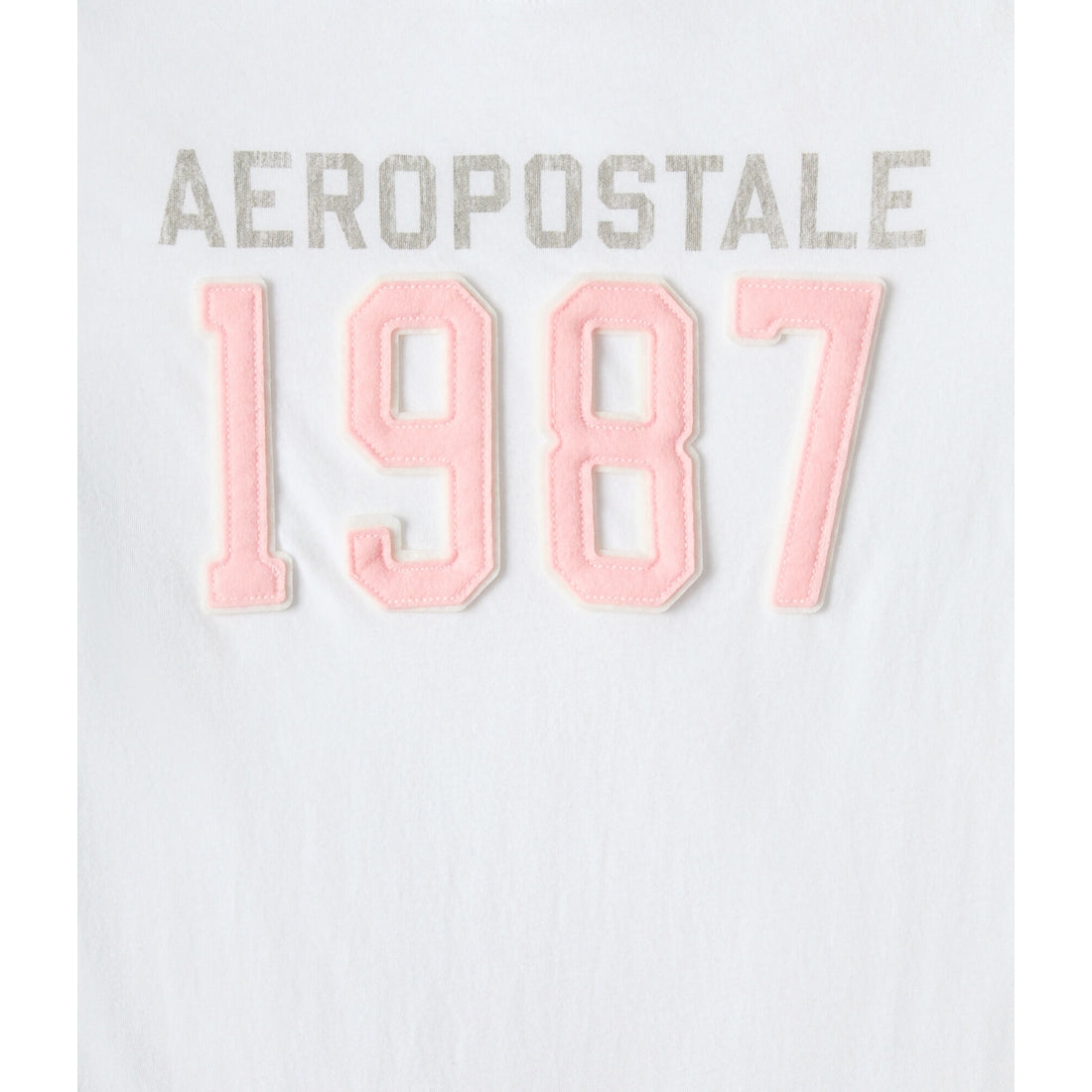 Aeropostale Womens' Aeropostale 1987 Applique Graphic Tee