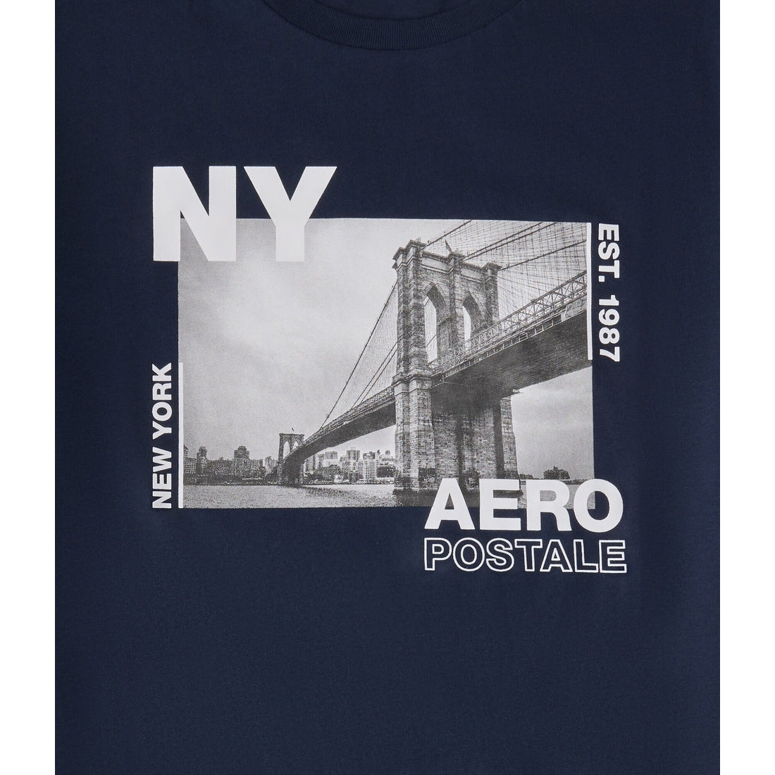 Aeropostale NY Brooklyn Bridge Graphic Tee
