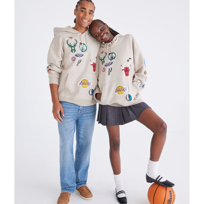 Aeropostale Mens' NBA Team Logos Pullover Hoodie
