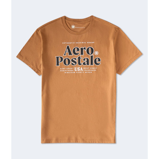 Aeropostale Mens' Aeropostale USA Logo Graphic Tee