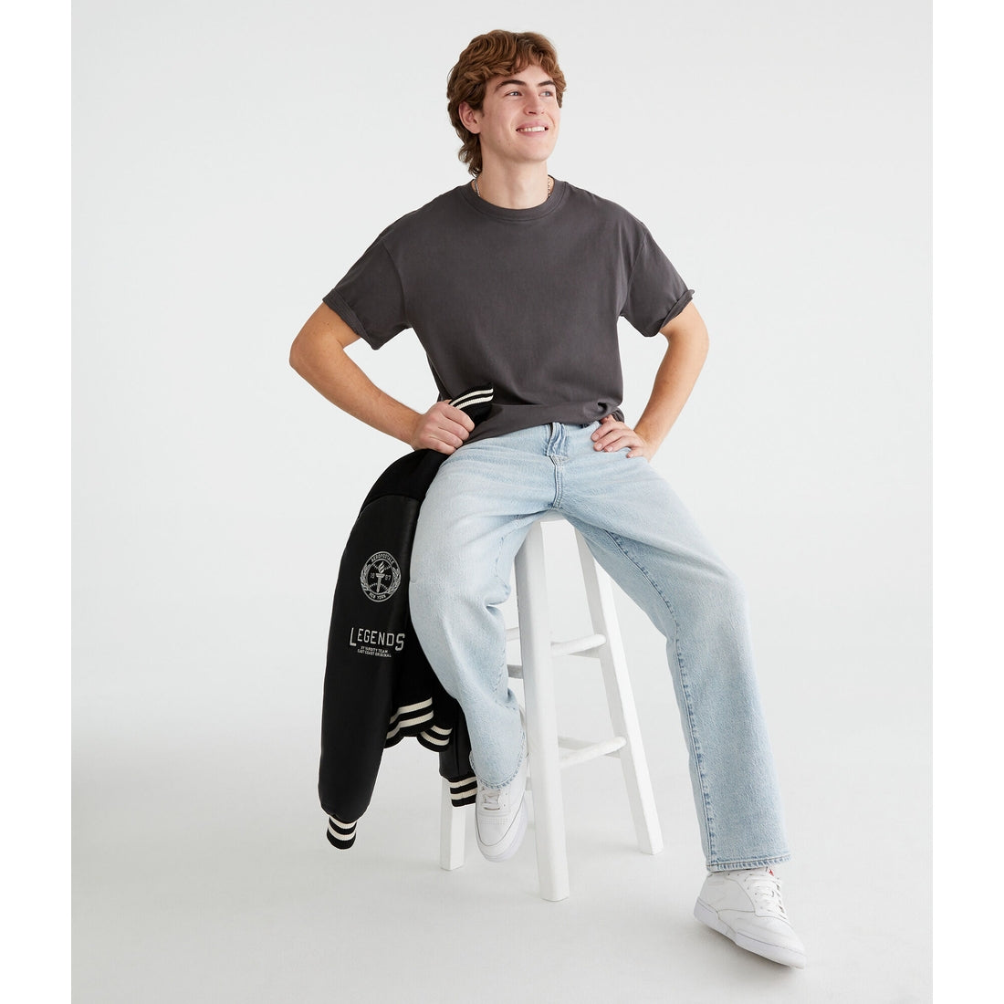 Aeropostale Mens' Relaxed Fit Crew Tee
