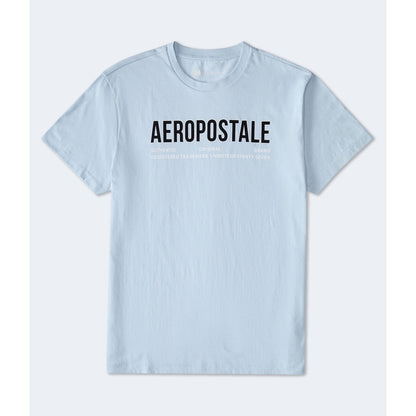 Aeropostale Authentic Logo Flocked Graphic Tee