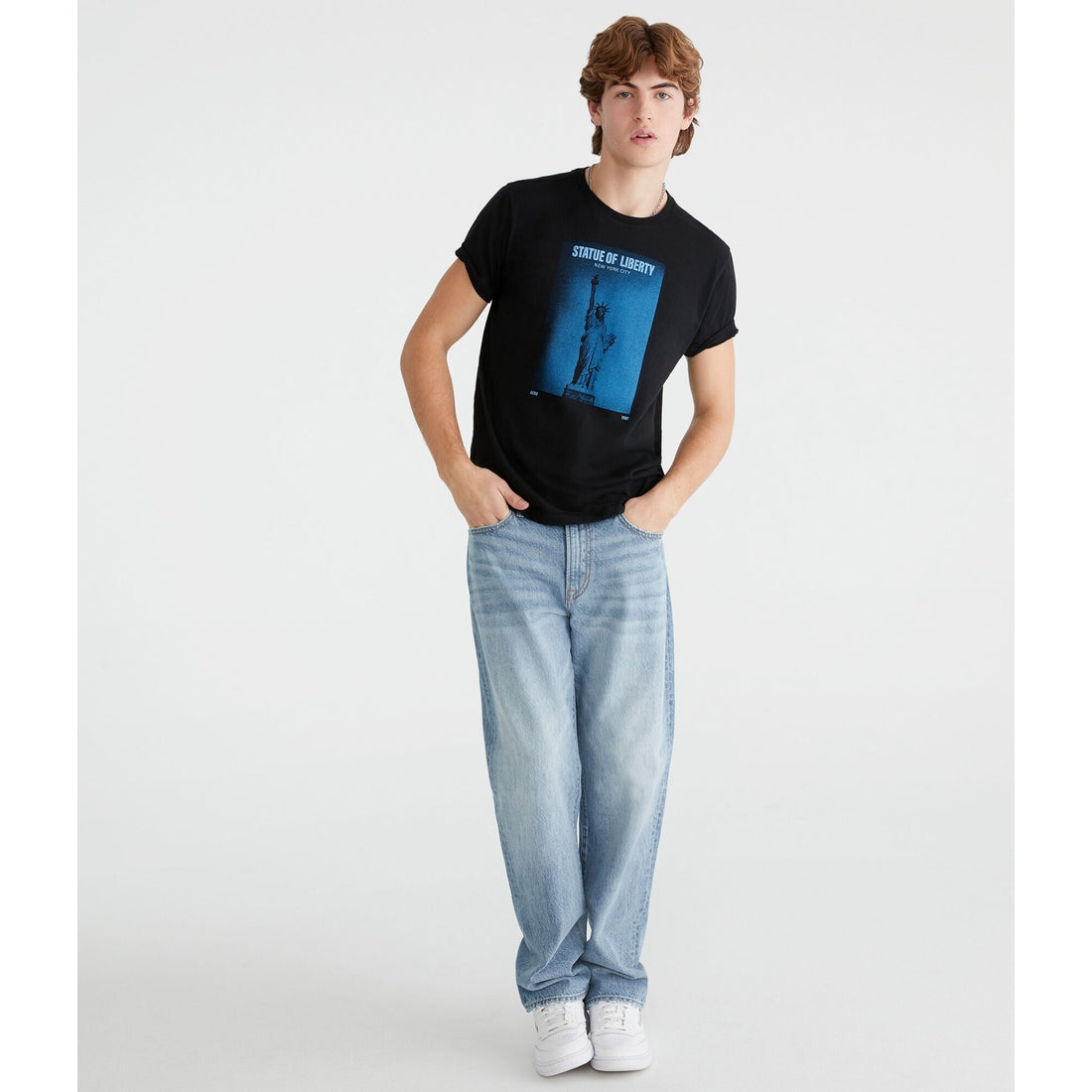 Aeropostale Mens' Statue Of Liberty Graphic Tee