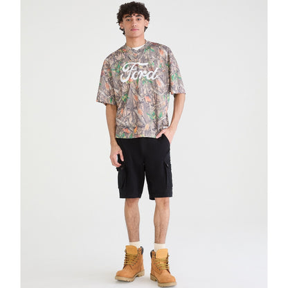 Stretch Twill Cargo Shorts 10"