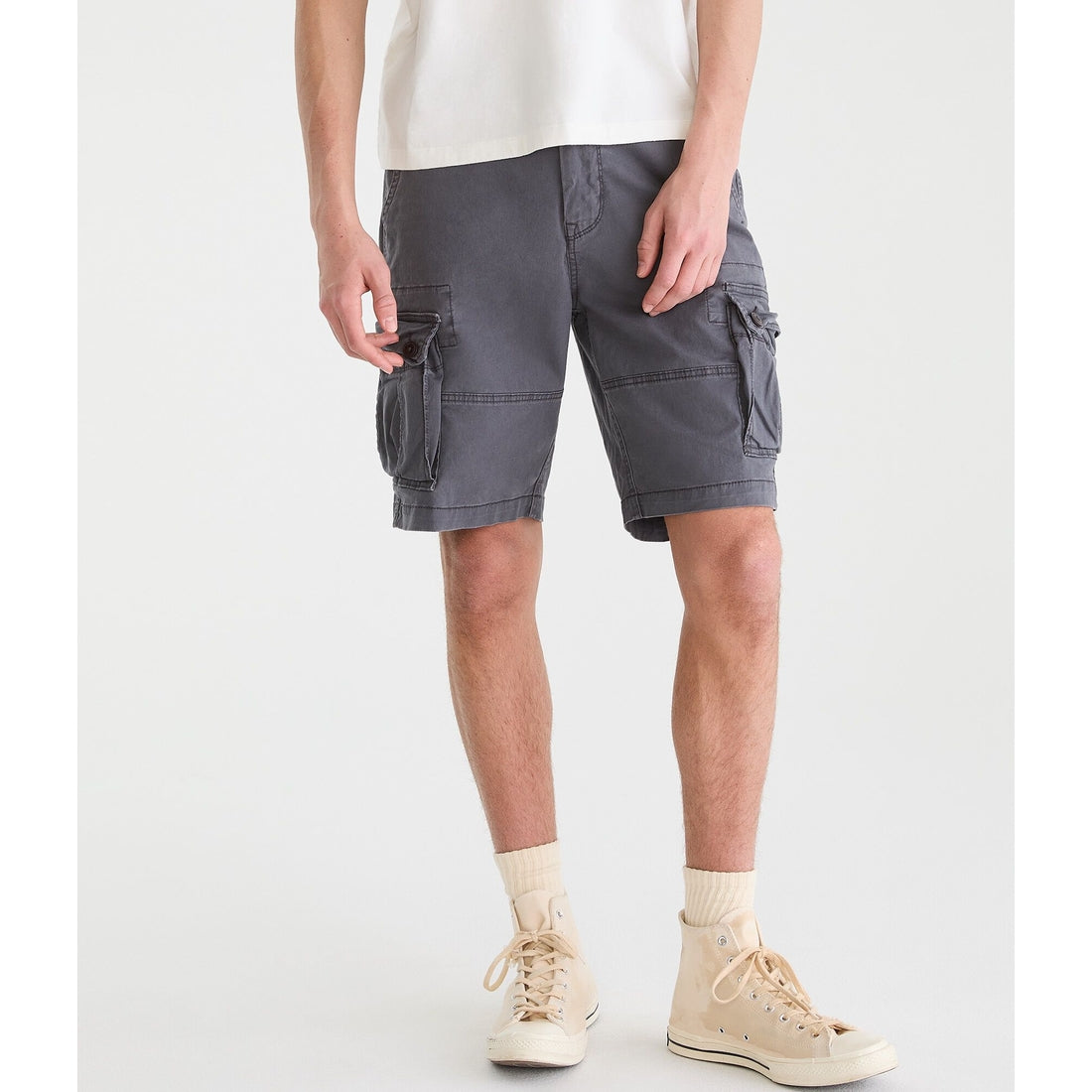 Stretch Twill Cargo Shorts 10"