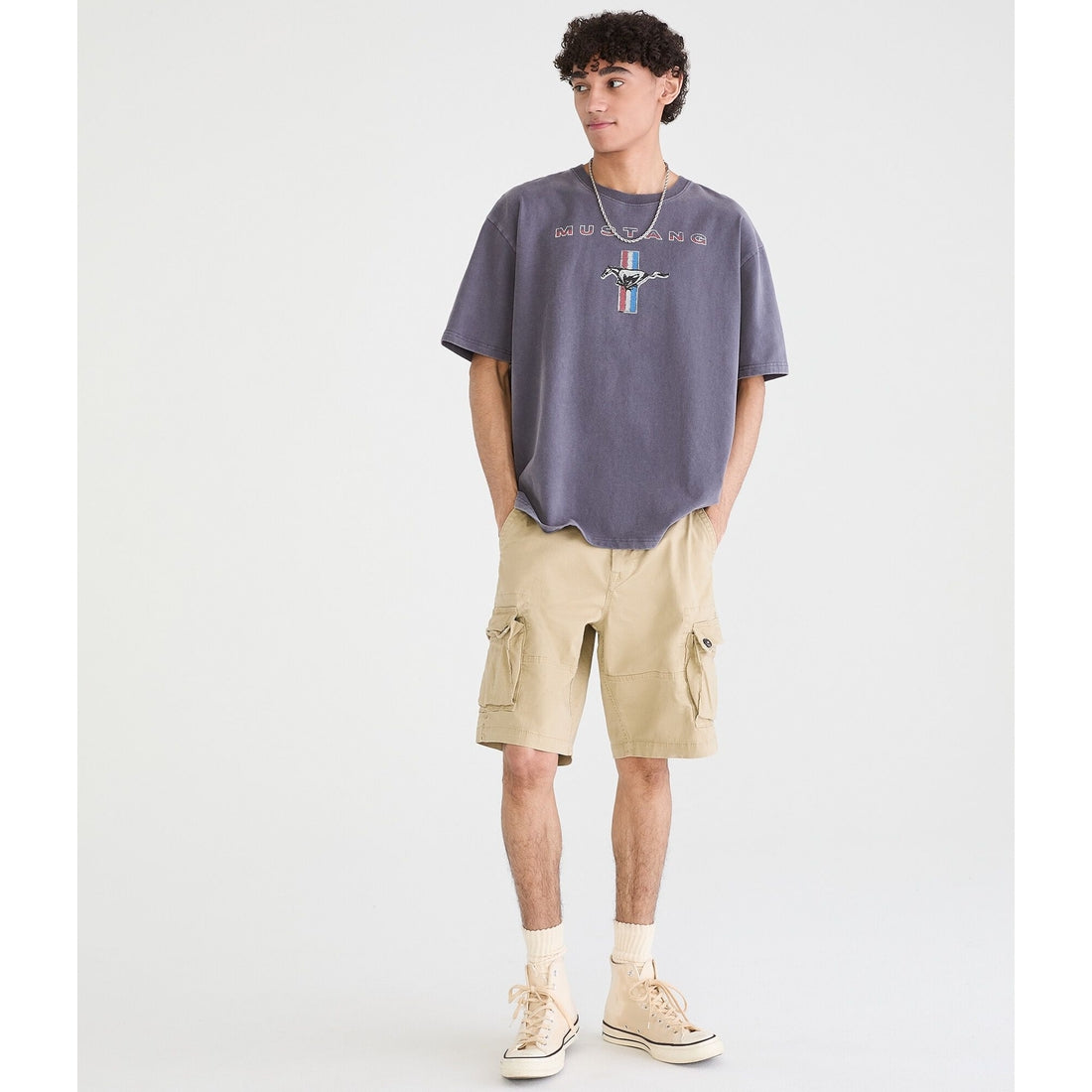 Stretch Twill Cargo Shorts 10"