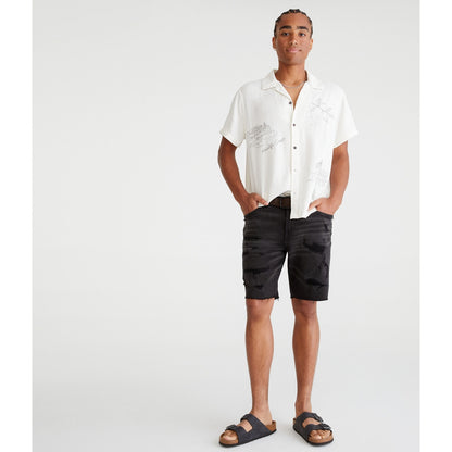 Aeropostale Mens' Premium Air Denim Shorts 9"