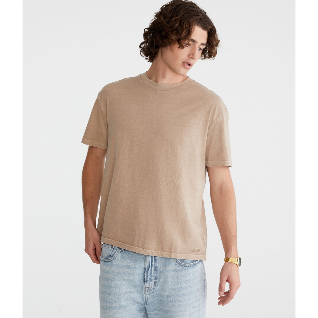 Aeropostale Mens' Relaxed Fit Crew Tee
