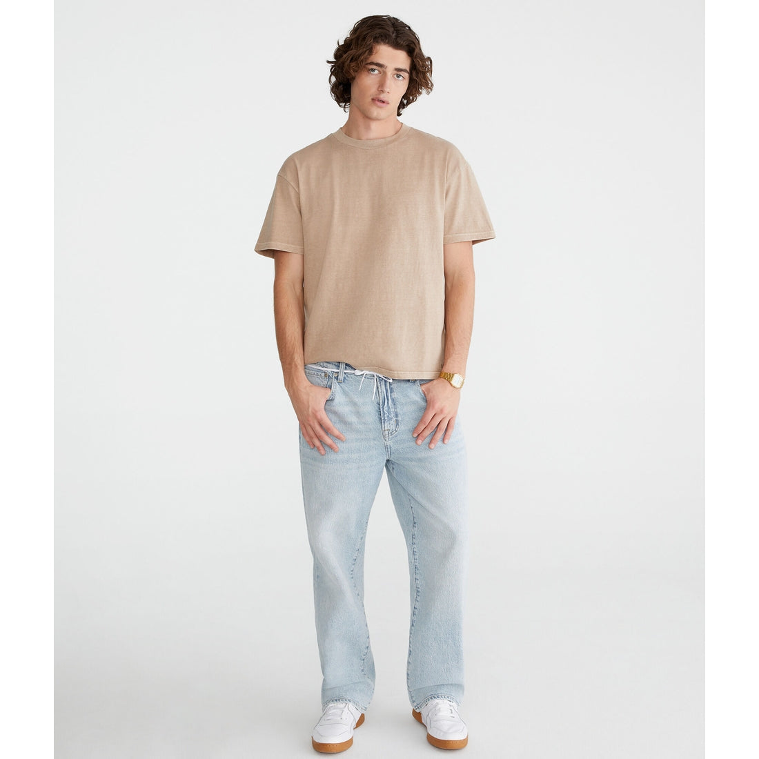 Aeropostale Mens' Relaxed Fit Crew Tee