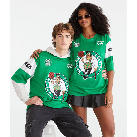 Aeropostale Mens' Boston Celtics Mesh Top
